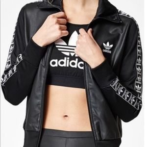 adidas originals moto track jacket